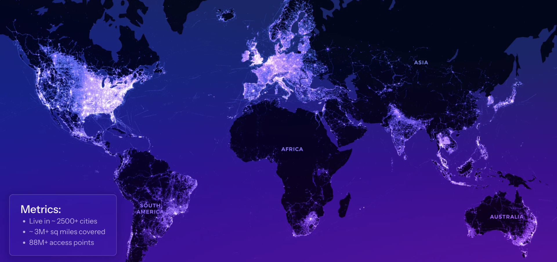 NEXUM AssetIQ visualization of connected assets and BLE tag network